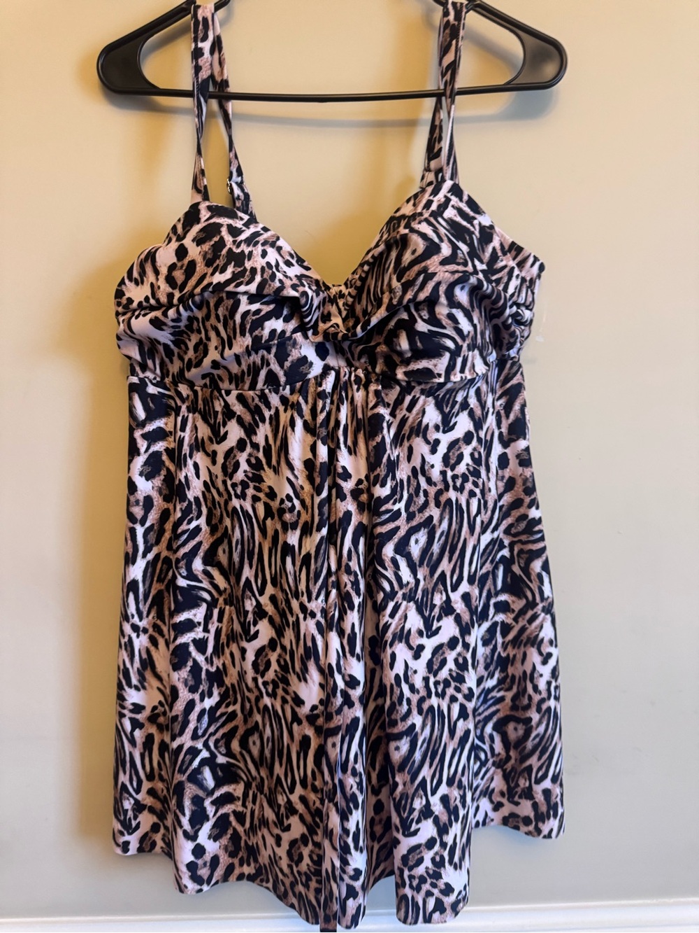 Nicole Miller Leopard-Print One-Piece Swimsuit